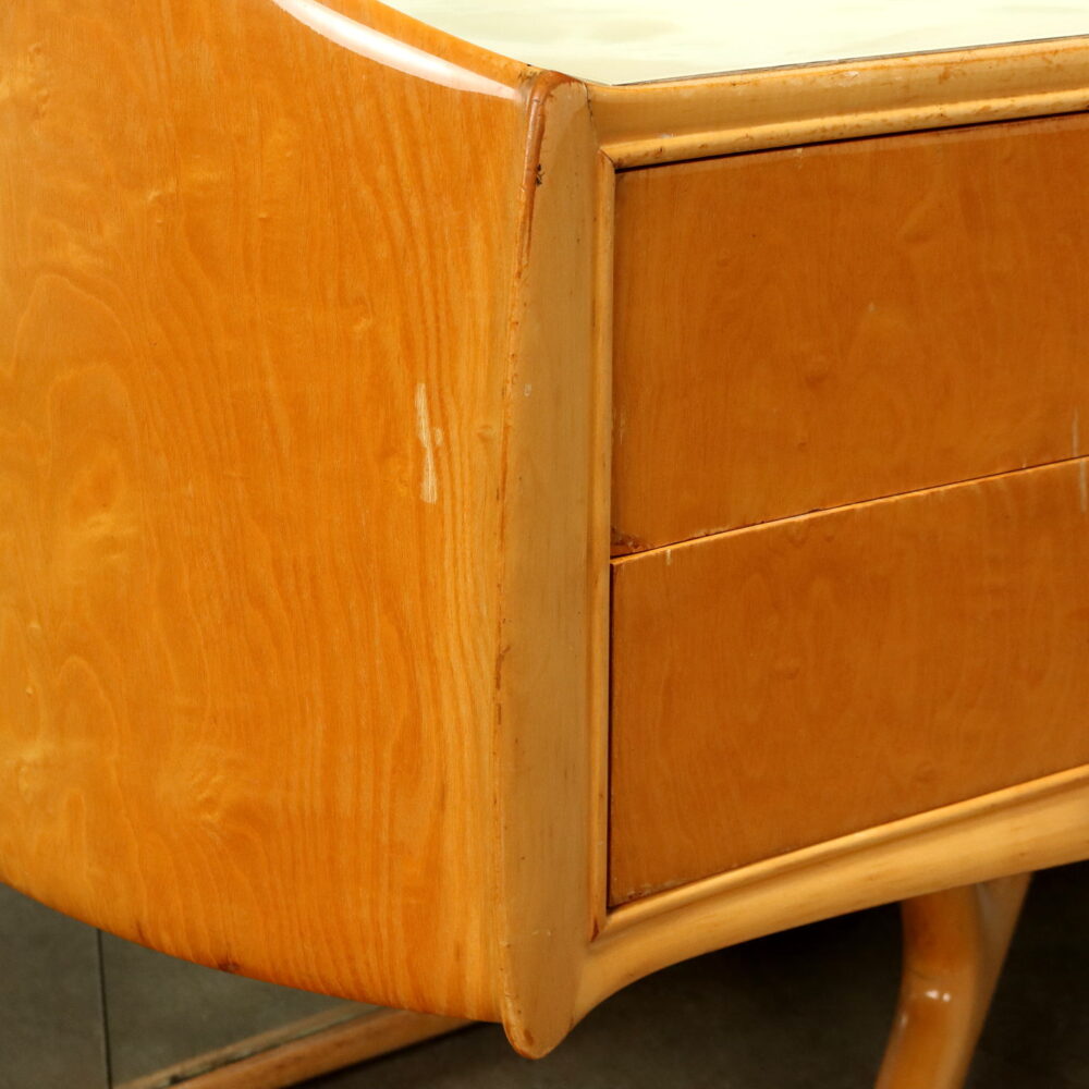 Sideboard con specchio e lampade Vintage anni 60 - immagine 7