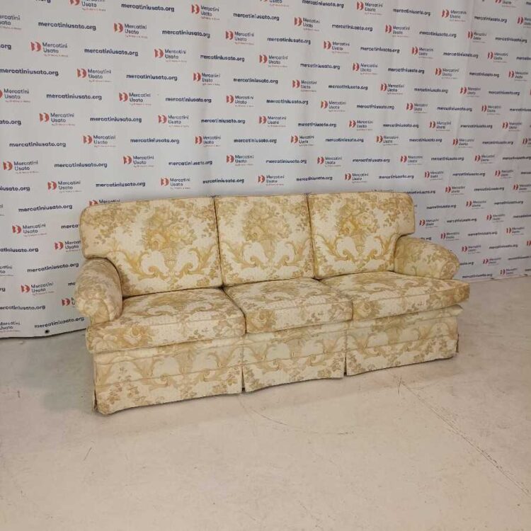 Divano 3 posti floreale