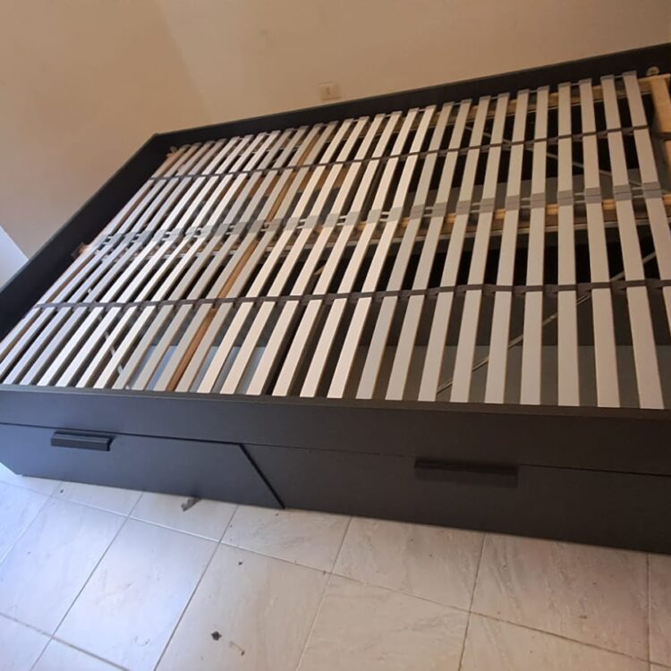 Letto matrimoniale Ikea Brimnes contenitore