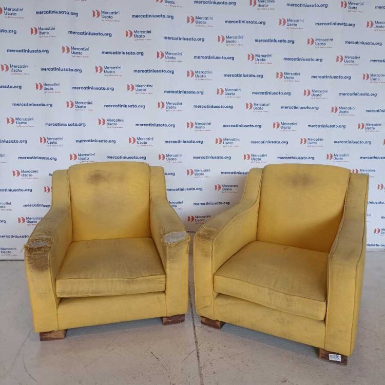 Set di 2 Poltrone Vintage degli anni 40