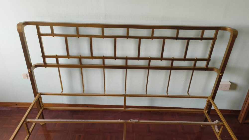 Letto matrimoniale in ottone - immagine 3