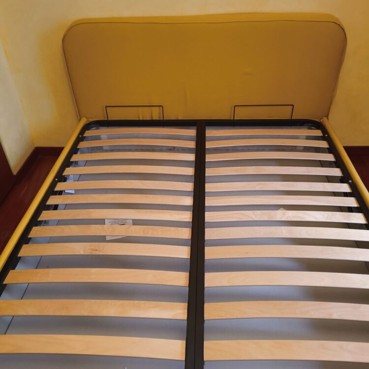 Letto matrimoniale contenitore sfoderabile
