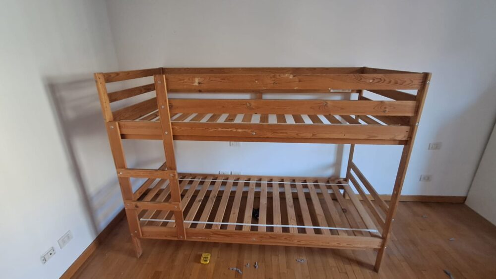 Letto a Castello Ikea in legno