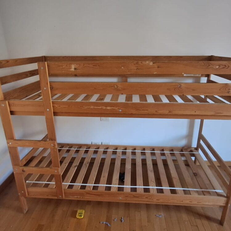 Letto a Castello Ikea in legno