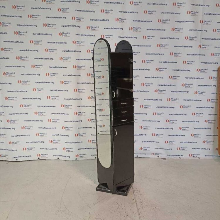 Mobile Bagno Girevole laccato nero