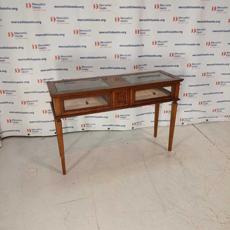 Tavolo Consolle Espositore stile Luigi XVI