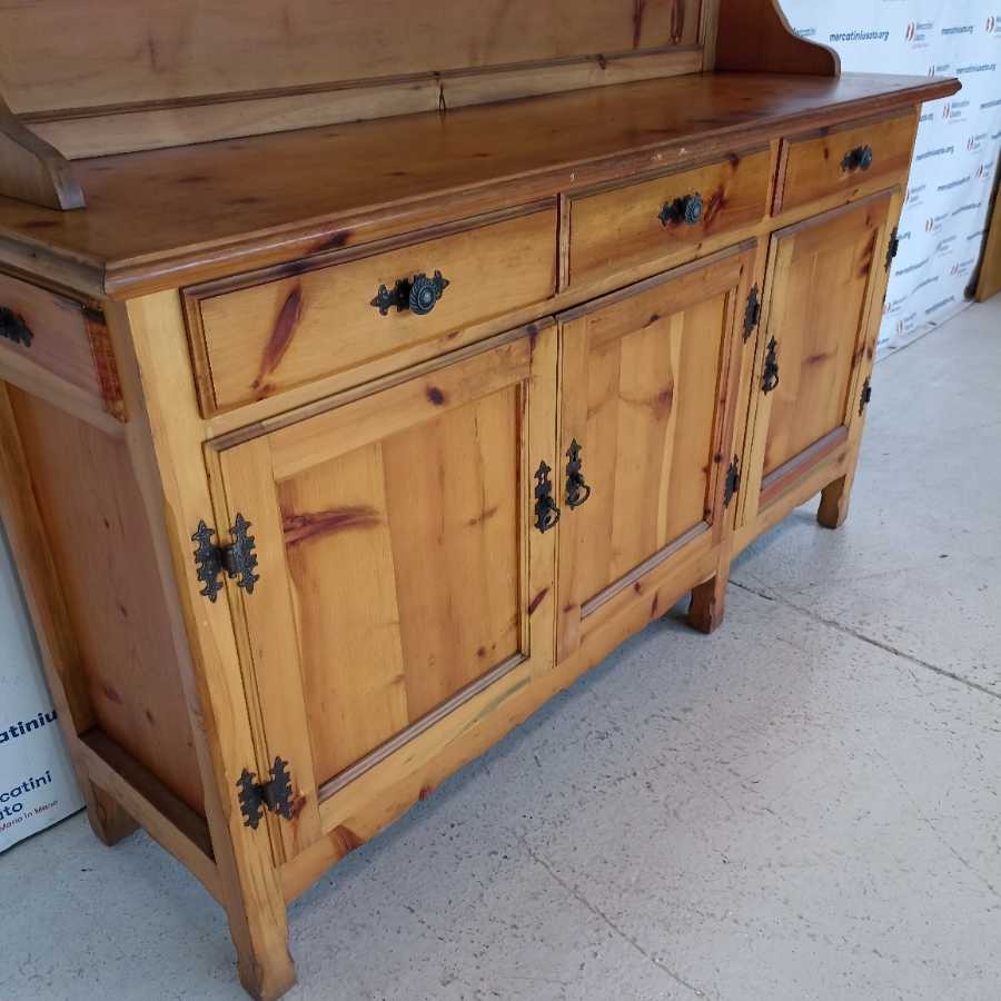 Credenza Rustica in Abete da Baita - immagine 4