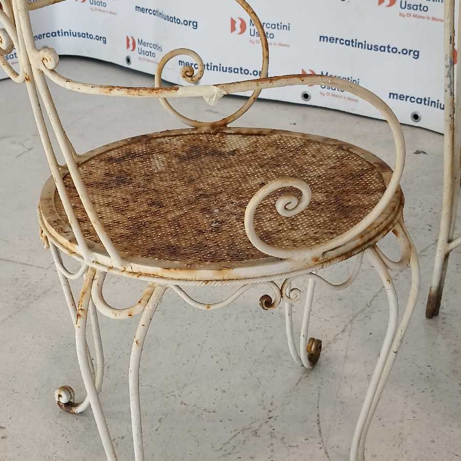 Tavolo in ferro battuto con 4 Sedie - immagine 7