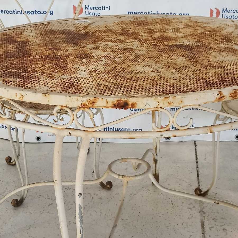 Tavolo in ferro battuto con 4 Sedie - immagine 8