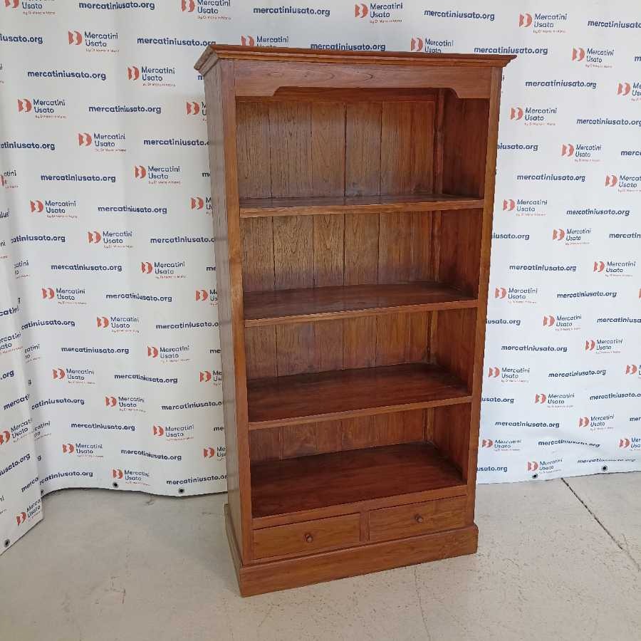 Libreria in legno massello metà 900