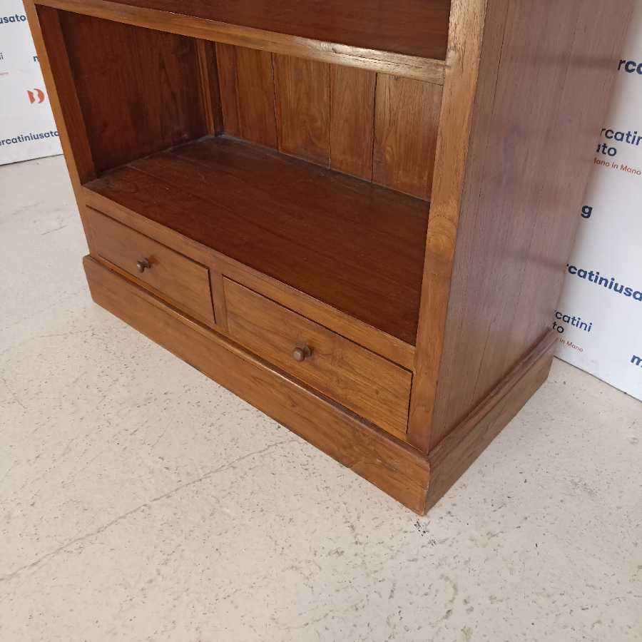 Libreria in legno massello metà 900 - immagine 4