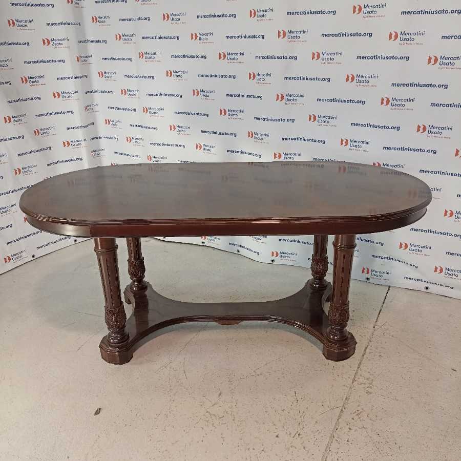 Tavolo ovale stile Inglese - immagine 2
