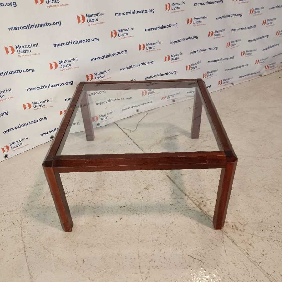 Tavolino da caffè con piano in vetro - immagine 2