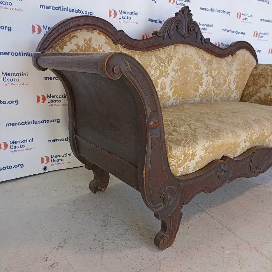 Divano stile Luigi Filippo in Noce - immagine 4