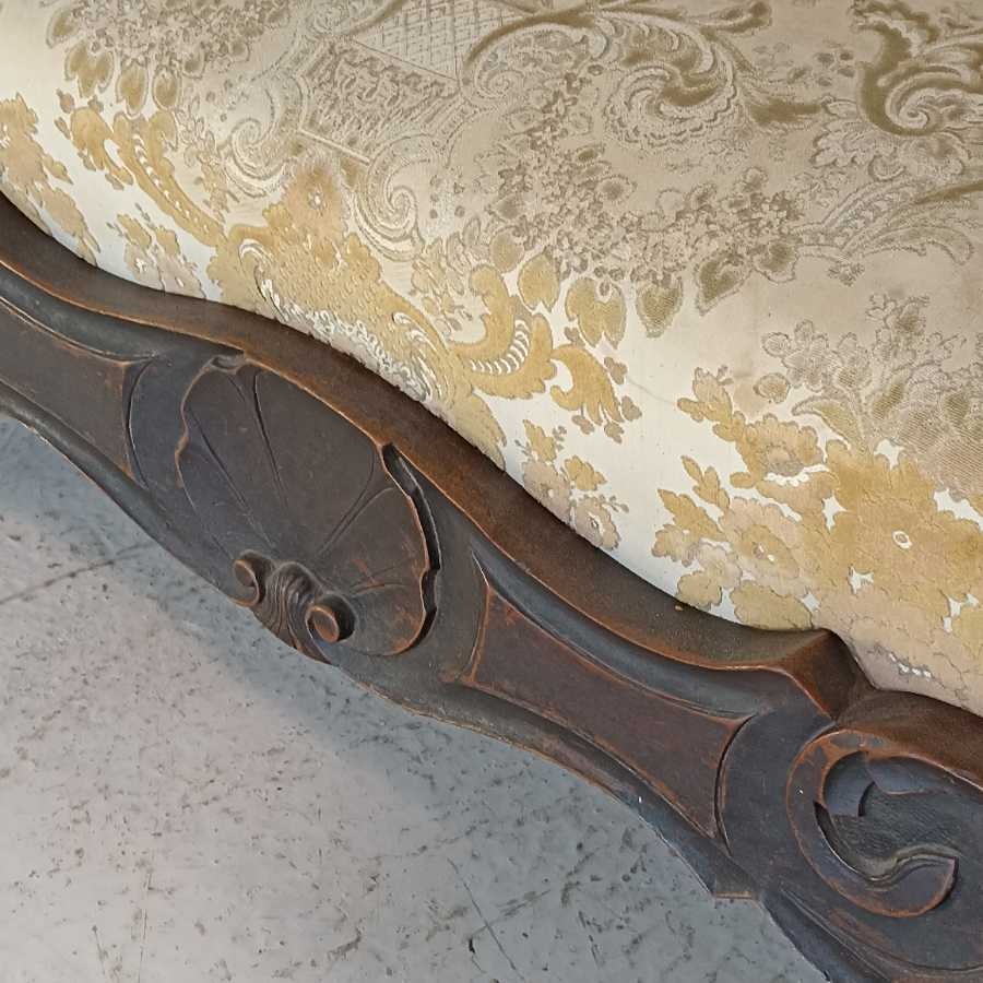 Divano stile Luigi Filippo in Noce - immagine 6