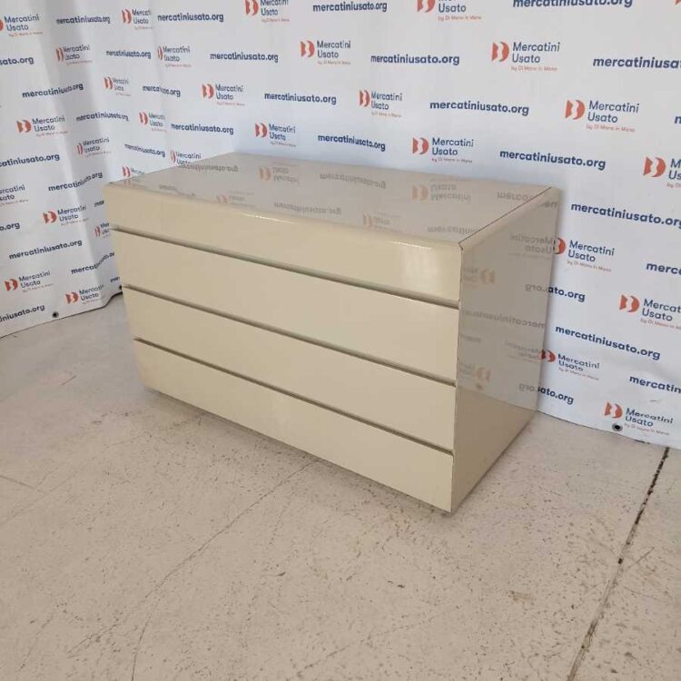 Cassettiera laccata Vintage anni 80