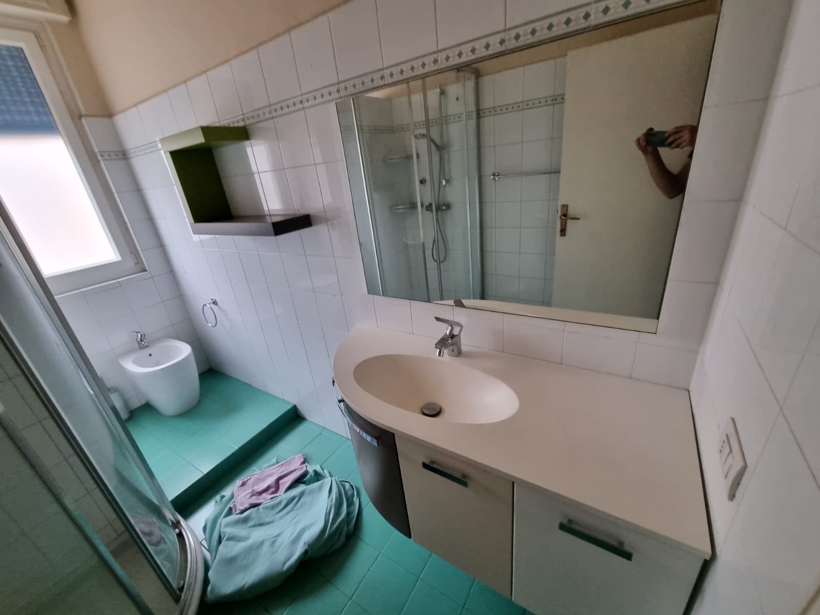 Mobile Bagno sospeso con specchio