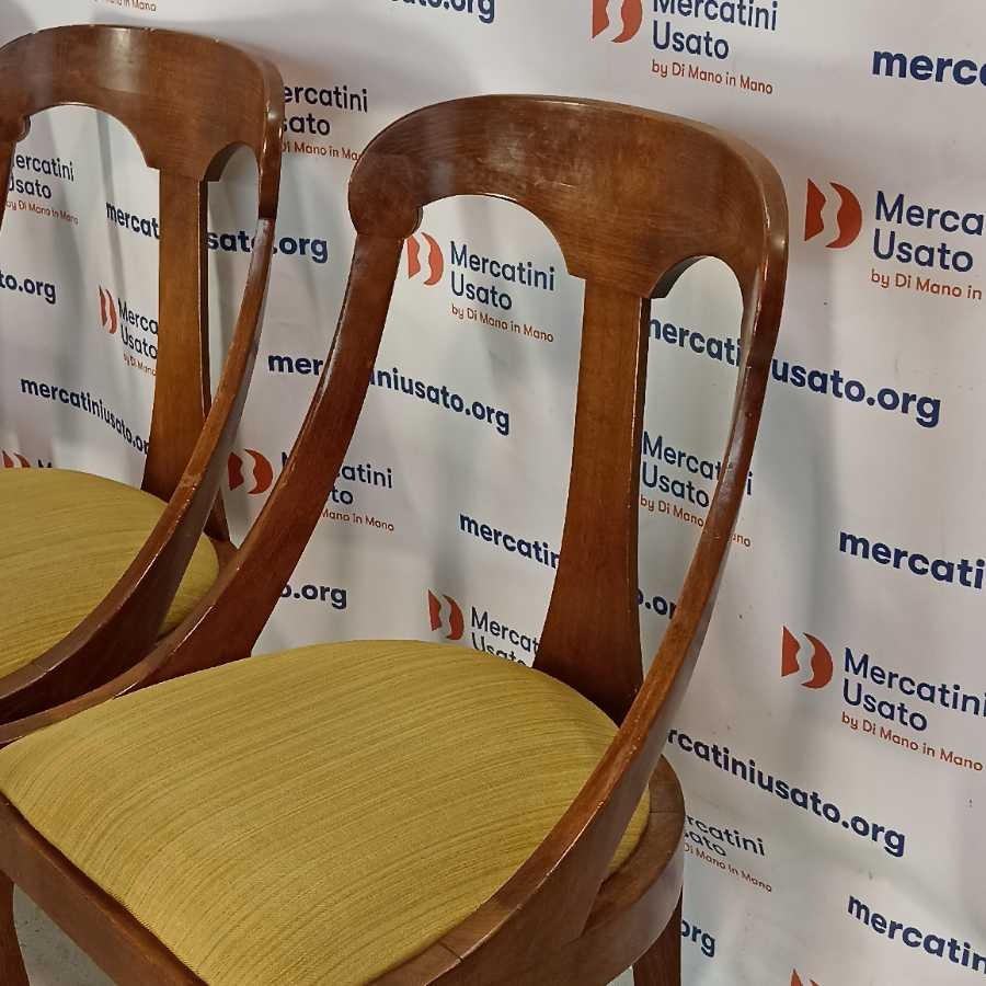 6 Sedie a Gondola in Noce - immagine 4