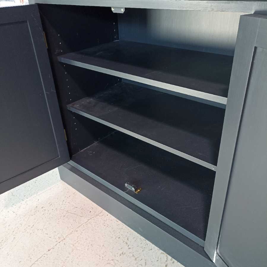 Libreria Laccata color grigio antracite - immagine 5