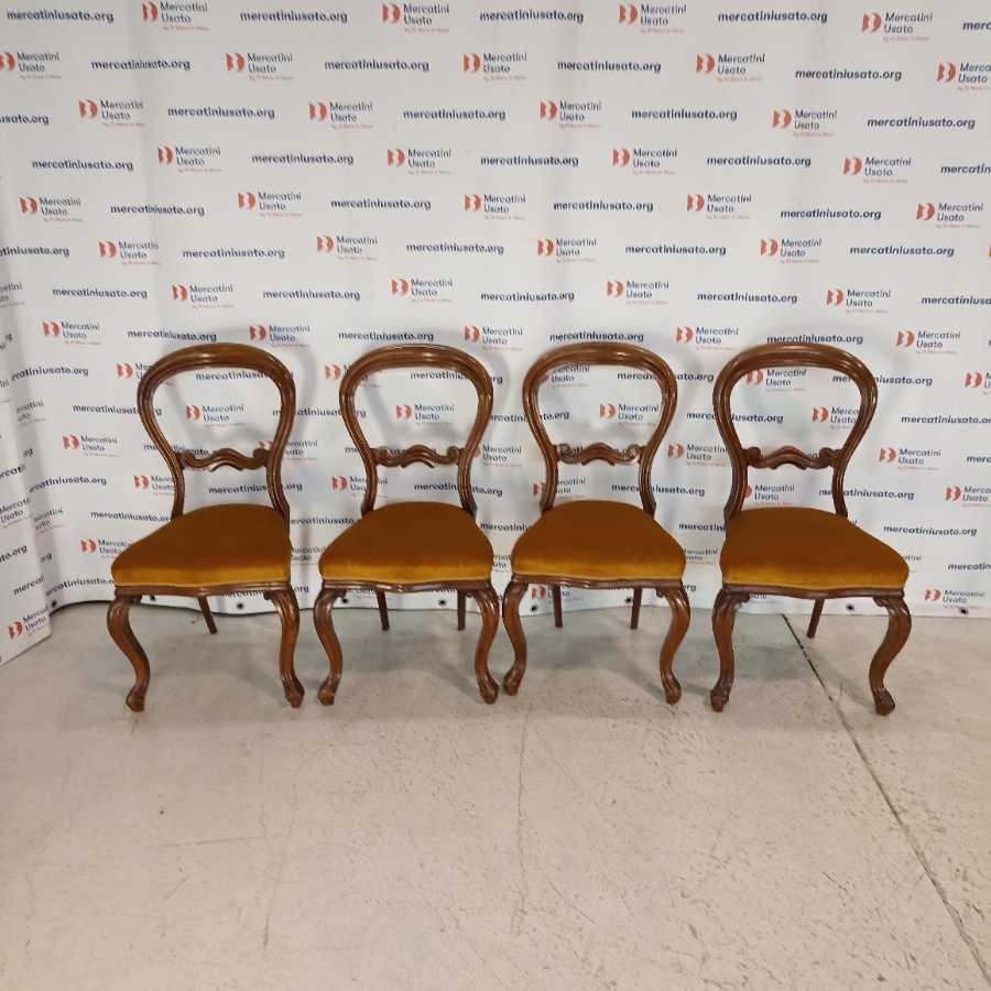 4 Sedie in stile Luigi Filippo - immagine 2