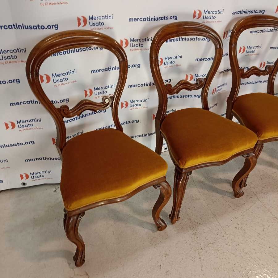 4 Sedie in stile Luigi Filippo - immagine 3