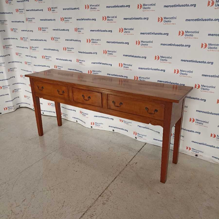 Tavolo Consolle in legno massello di Pioppo