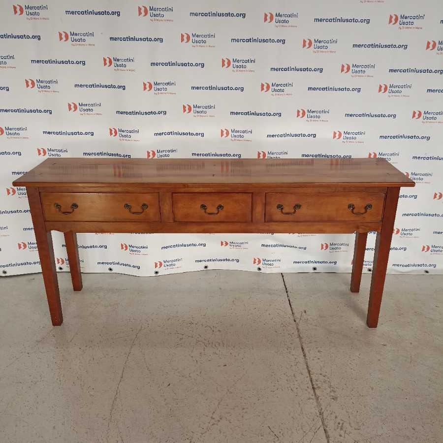 Tavolo Consolle in legno massello di Pioppo - immagine 2