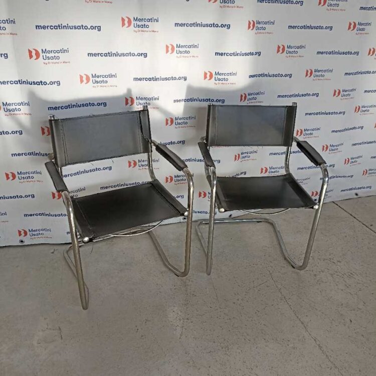 Coppia di Sedie stile Mart Stam