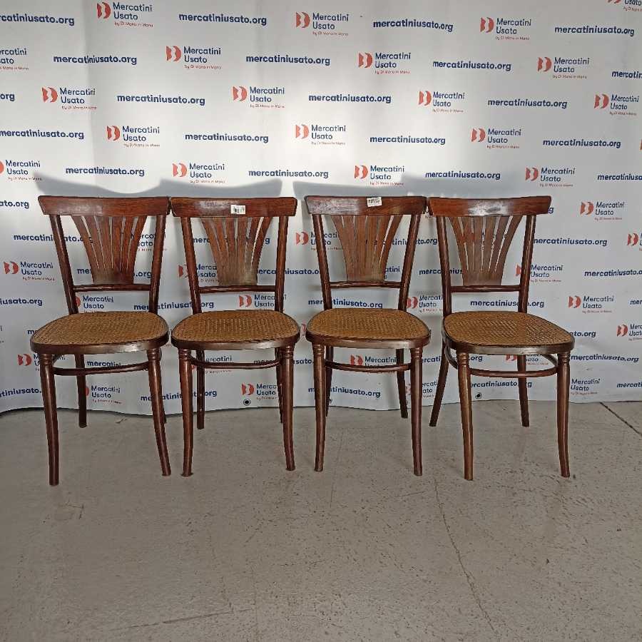 4 Sedie da osteria in stile Thonet - immagine 2