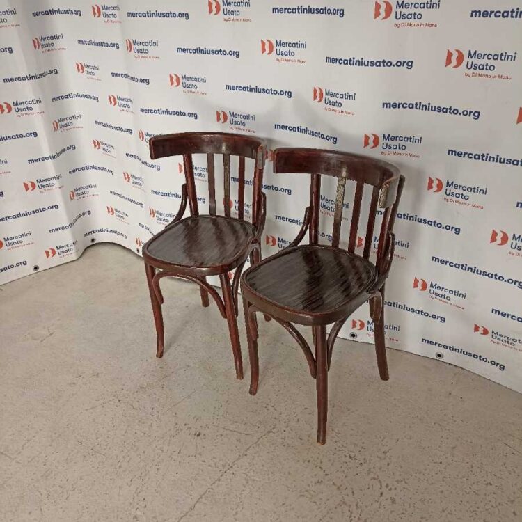 Coppia di Sedie stile Vecchia Milano