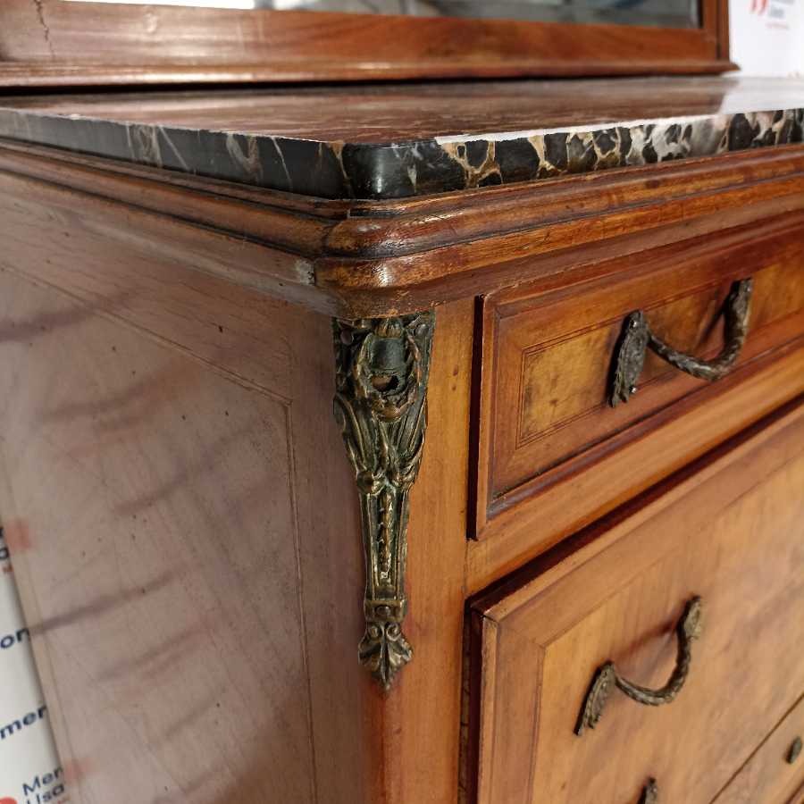 Comò con Specchio prima metà 900 - immagine 4