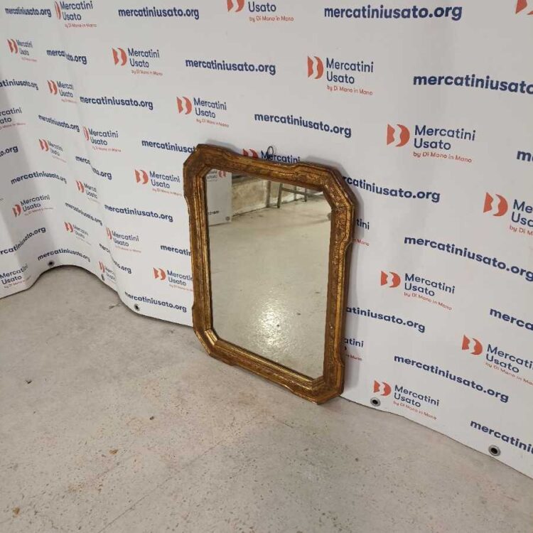 Specchio cabaret dorato primi 900