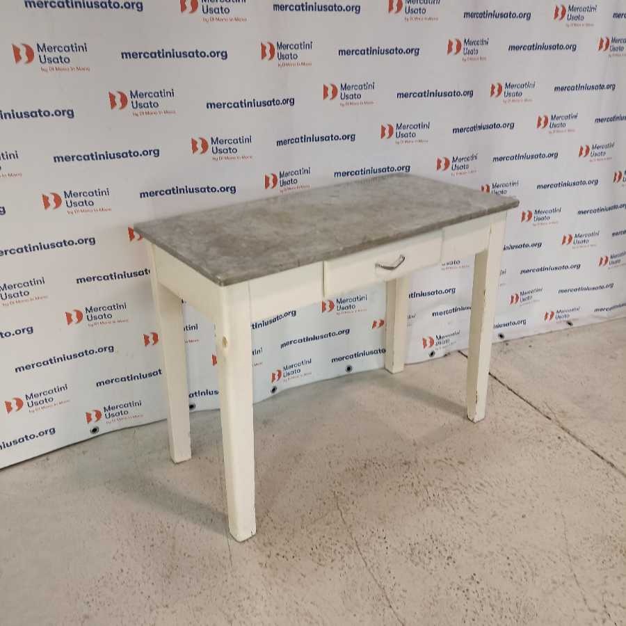 Tavolo da Cucina Vintage con marmo