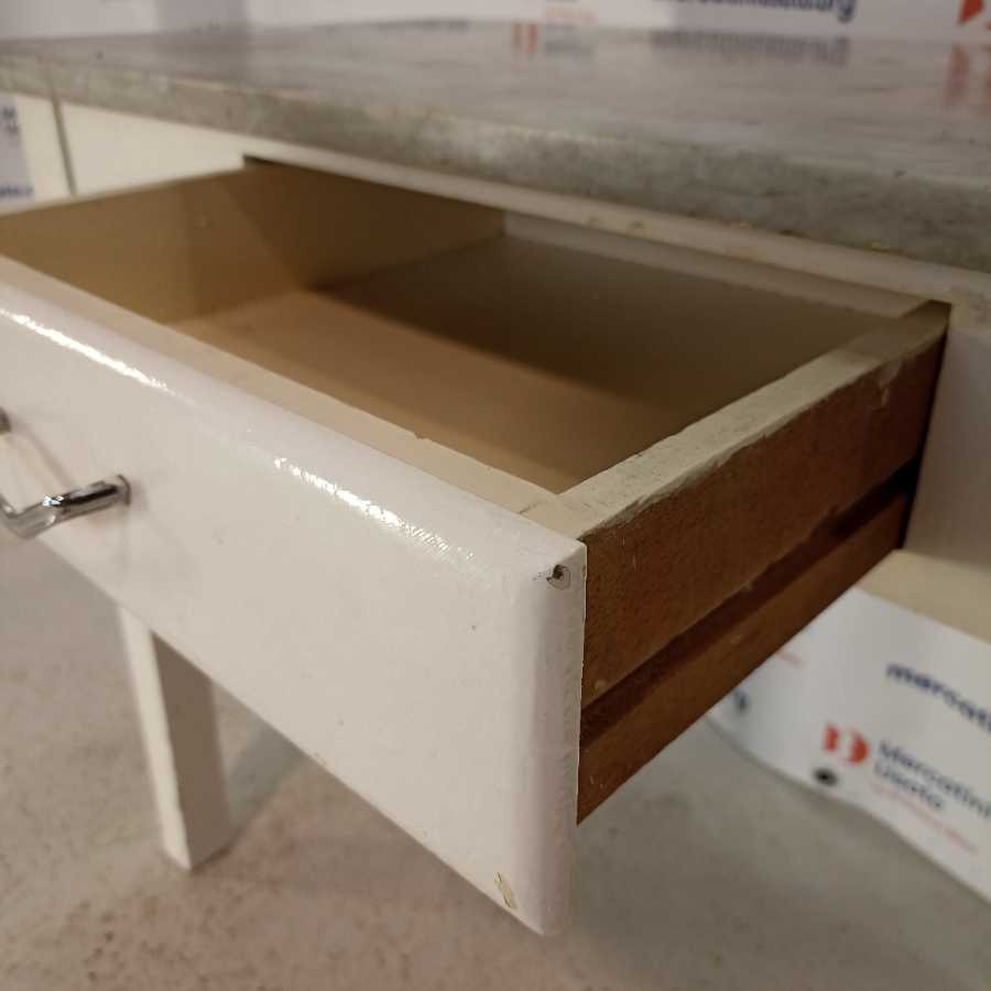 Tavolo da Cucina Vintage con marmo - immagine 5