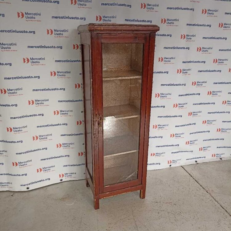 Vetrinetta in legno massello Vintage