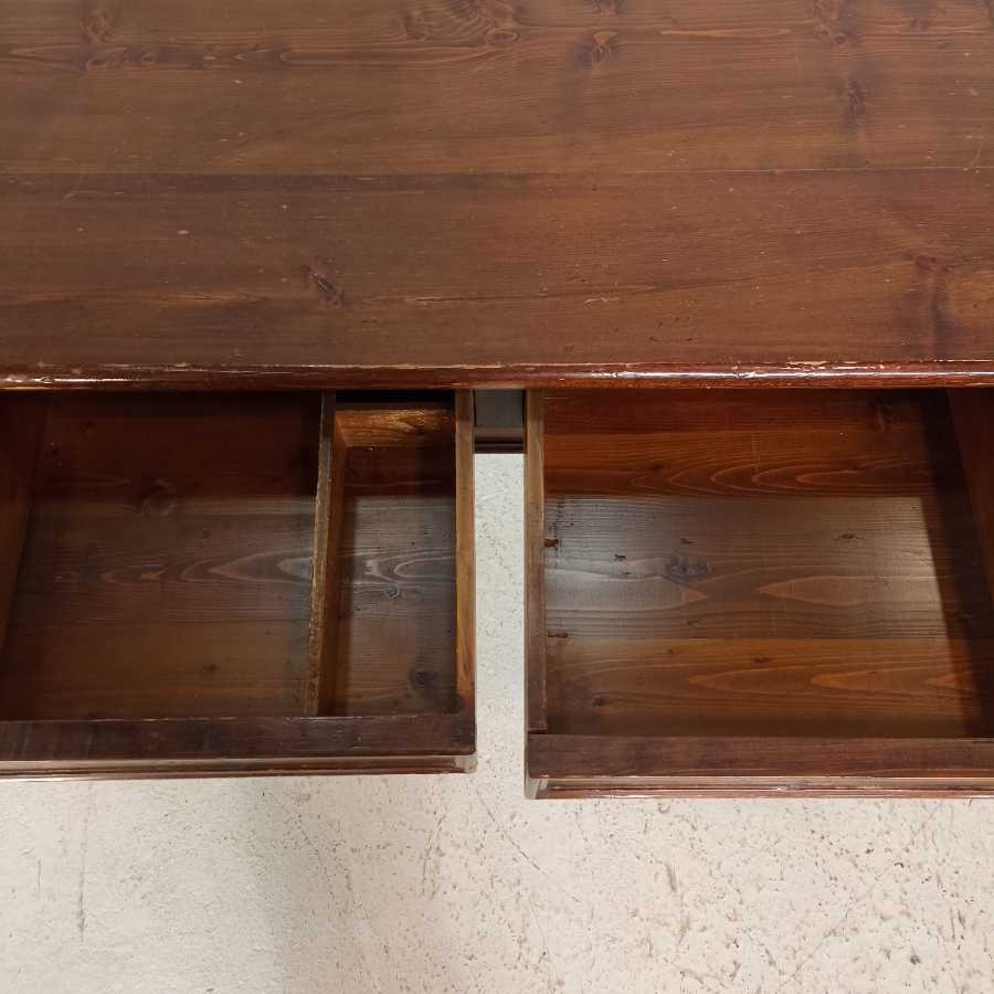 Tavolo in Noce stile Arte Povera - immagine 5