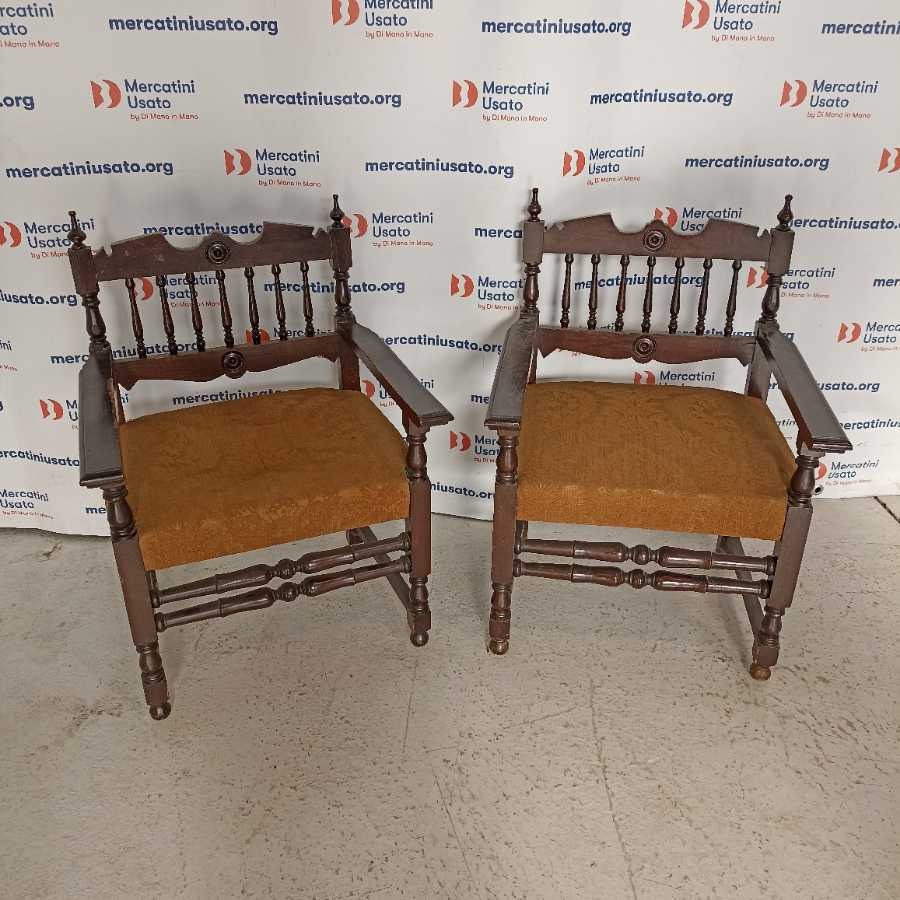 Coppia di Sedie Neorinascimento prima metà 900 - immagine 2