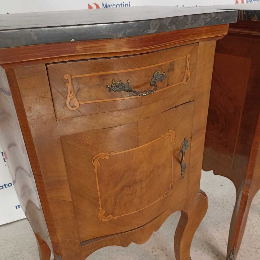 Coppia Comodini stile Luigi XV - immagine 4