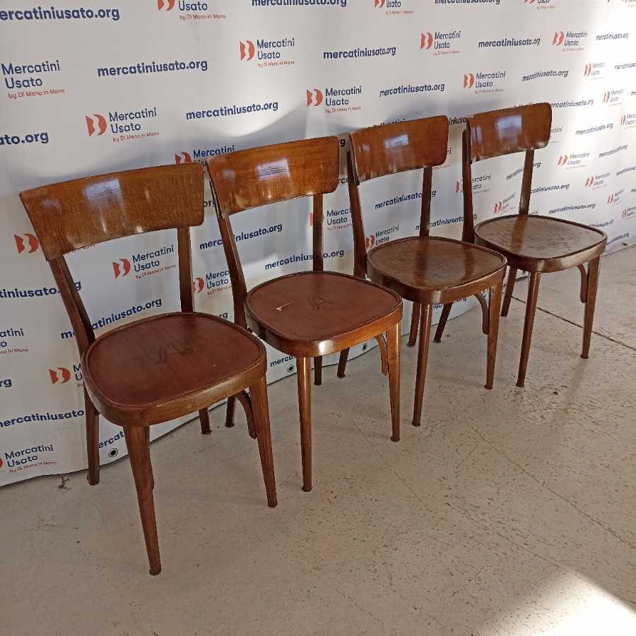 4 Sedie in stile Thonet da osteria - immagine 2