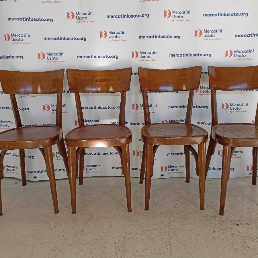 4 Sedie in stile Thonet da osteria - immagine 3