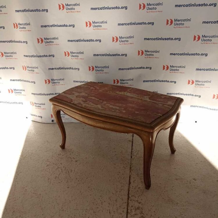 Tavolino in stile con marmo
