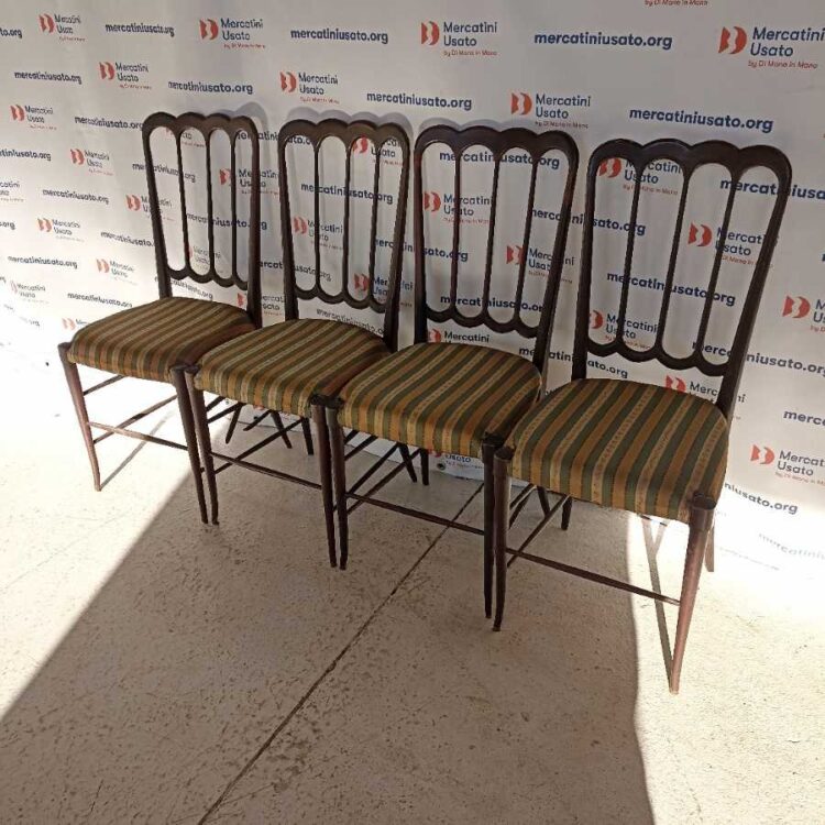 4 Sedie Chiavarine in stile