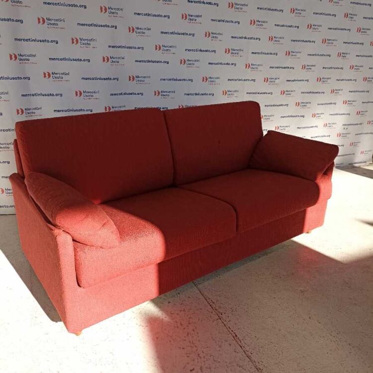 Divano letto Sfoderabile Rosso