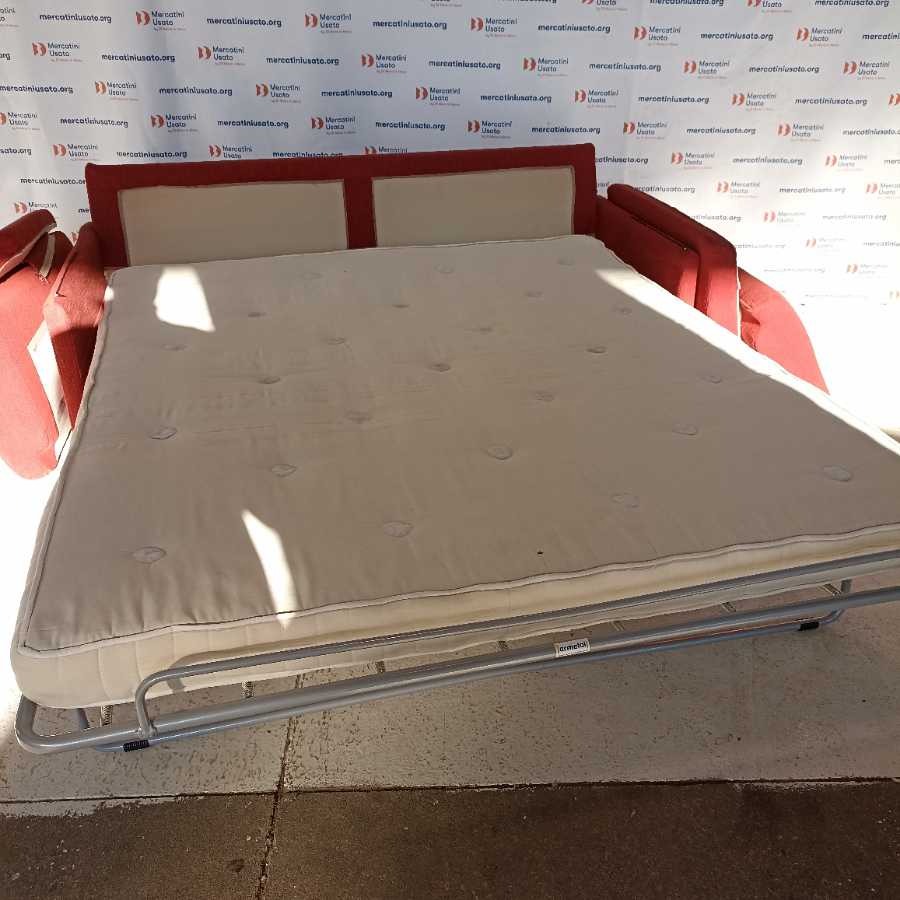 Divano letto Sfoderabile Rosso - immagine 5