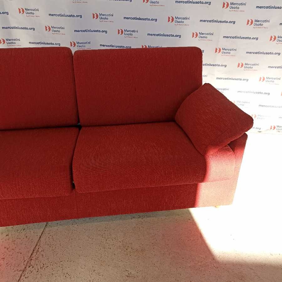Divano letto Sfoderabile Rosso - immagine 6