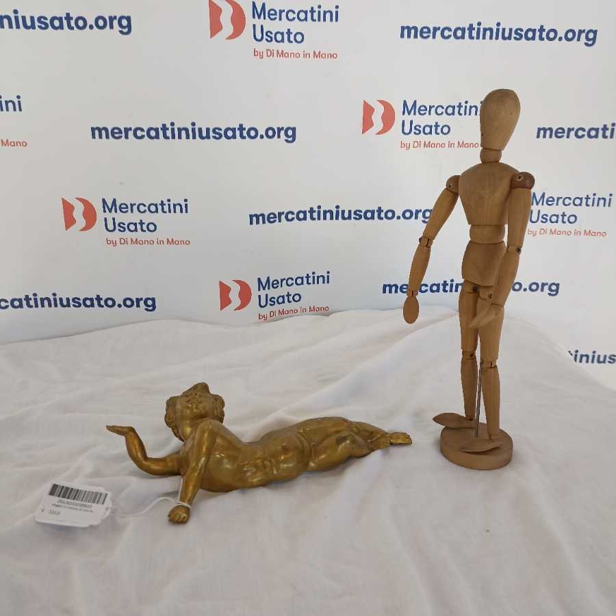 Angelo in fusione di bronzo - immagine 2