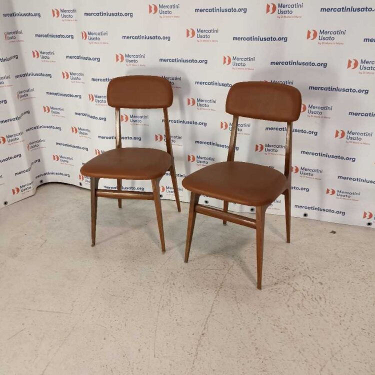 Coppia di Sedie Design anni 60