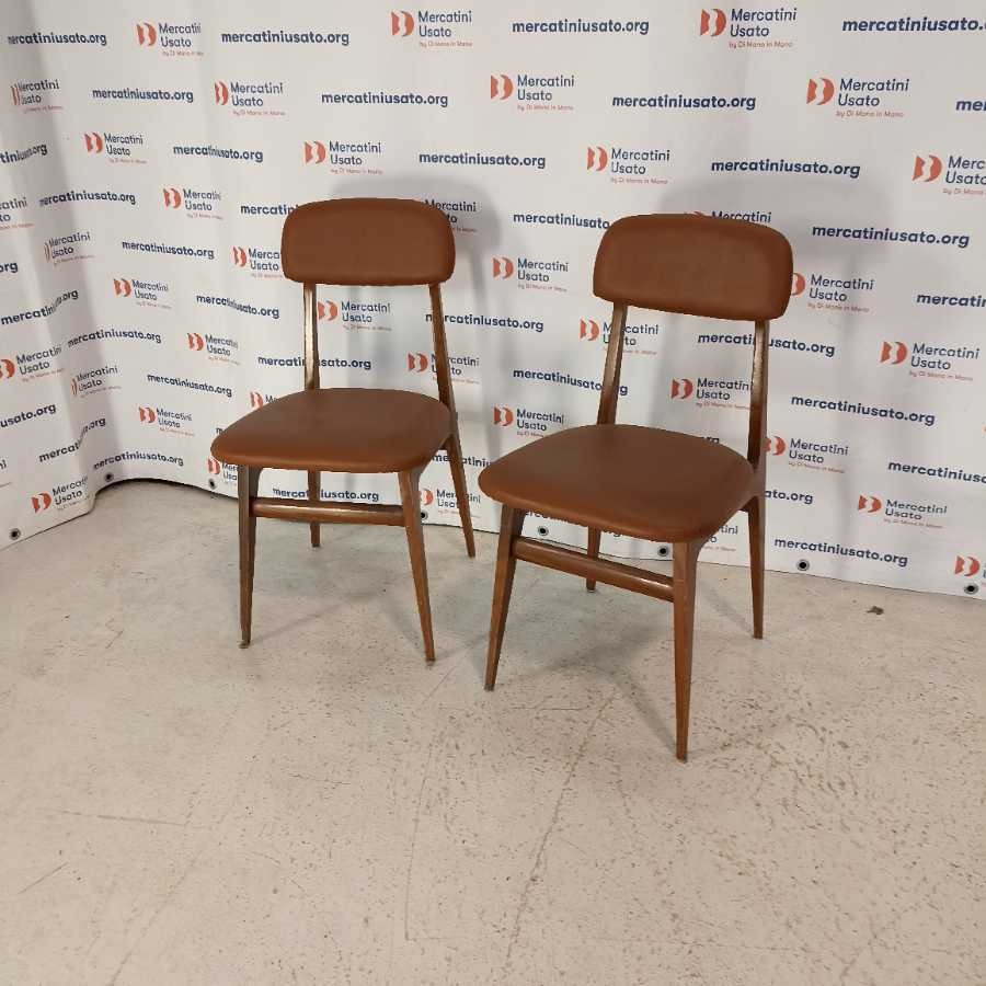Coppia di Sedie Design anni 60