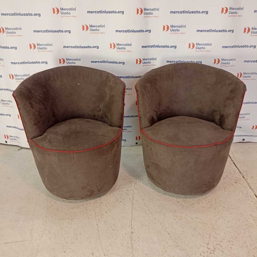 Coppia di Poltroncine rivestite - immagine 2