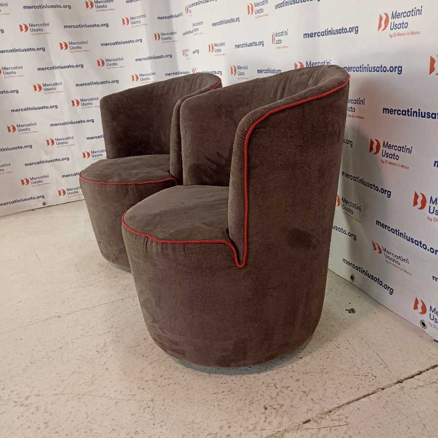 Coppia di Poltroncine rivestite - immagine 5